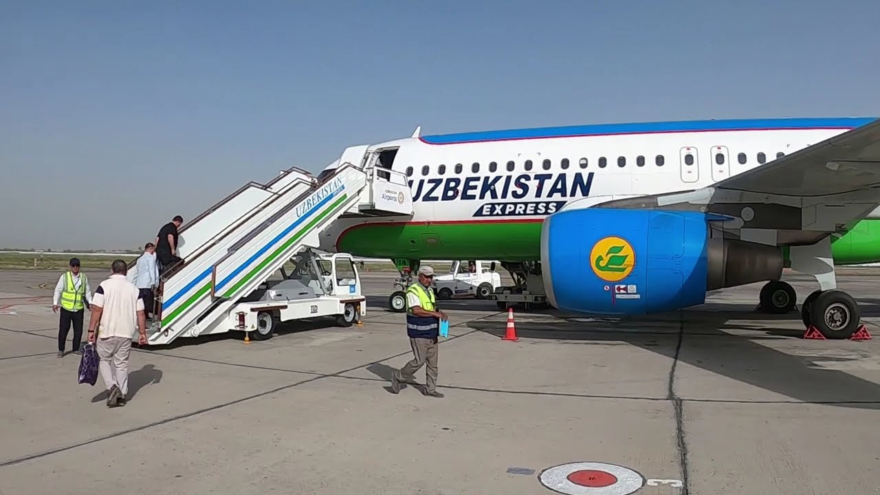 В Ташкент 🇺🇿 на Airbus A320 из Бухары (BHK) | рейс HY022, Uzbekistan Airways