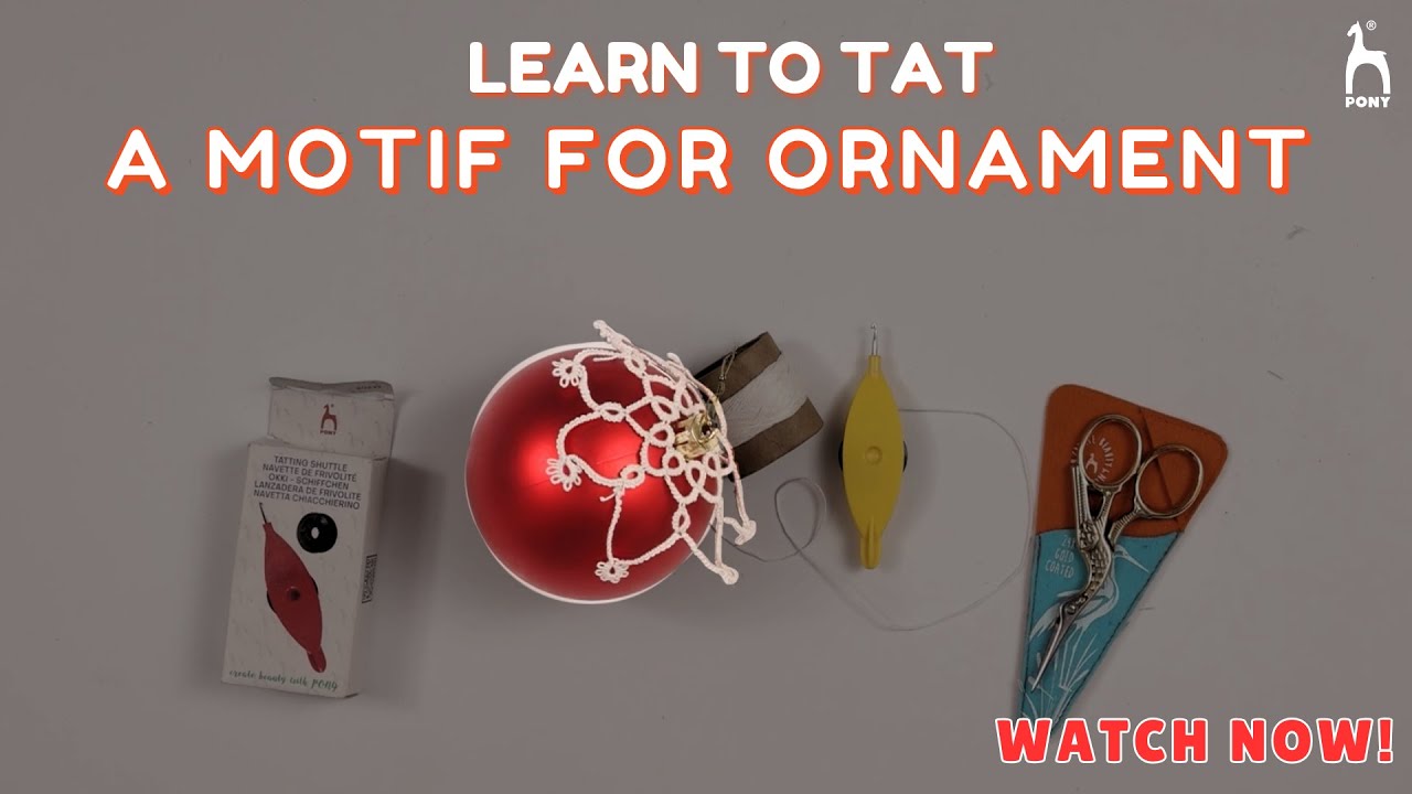 Elegant Christmas Décor on a Budget | Tatting Shuttle Ornament Tutorial