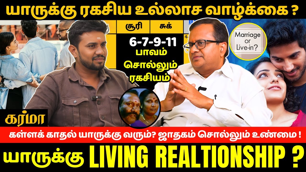 கள்ளக் காதல் யாருக்கு வரும் ? | rasipalan | Jothidam | BAKTHI | Love Affairs | Living Relationship