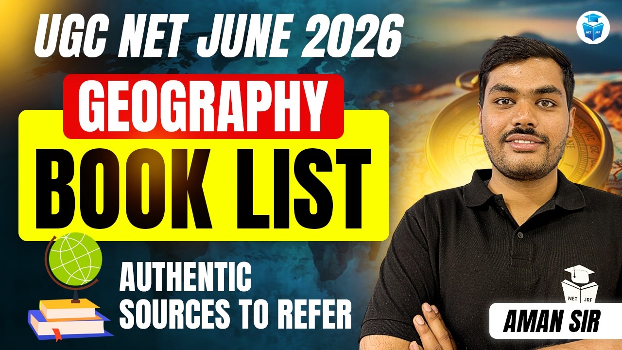 UGC NET Geography Important Book List | Best Study Material & Books for UGC NET Geography | JRFAdda