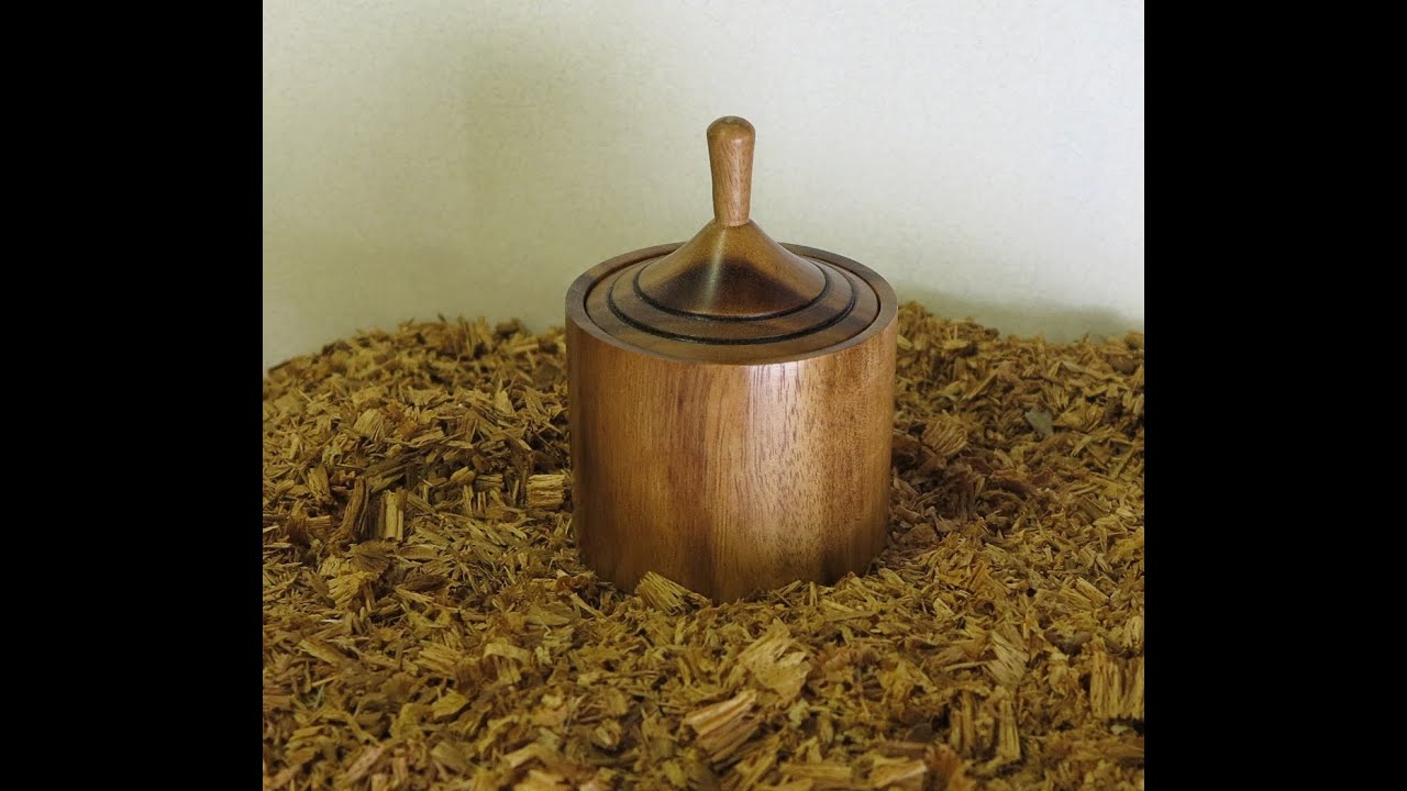 Wood Turning -  A Dreidel Box