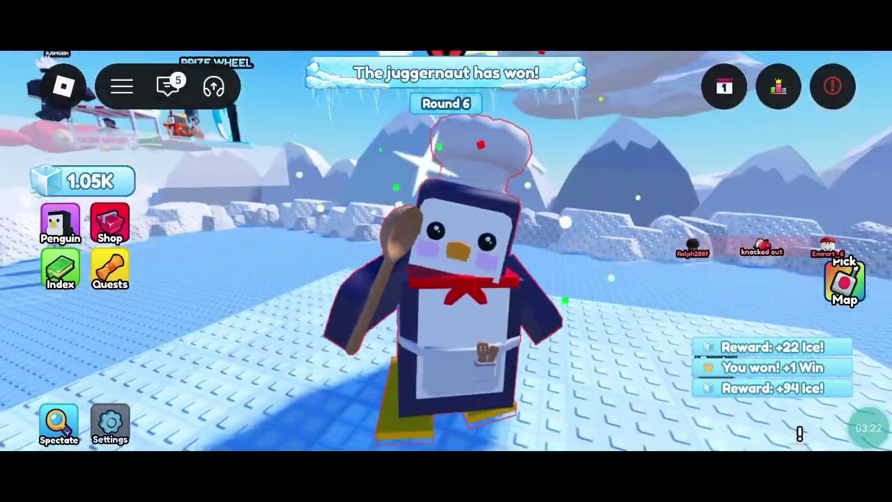 First video playing knockout on roblox