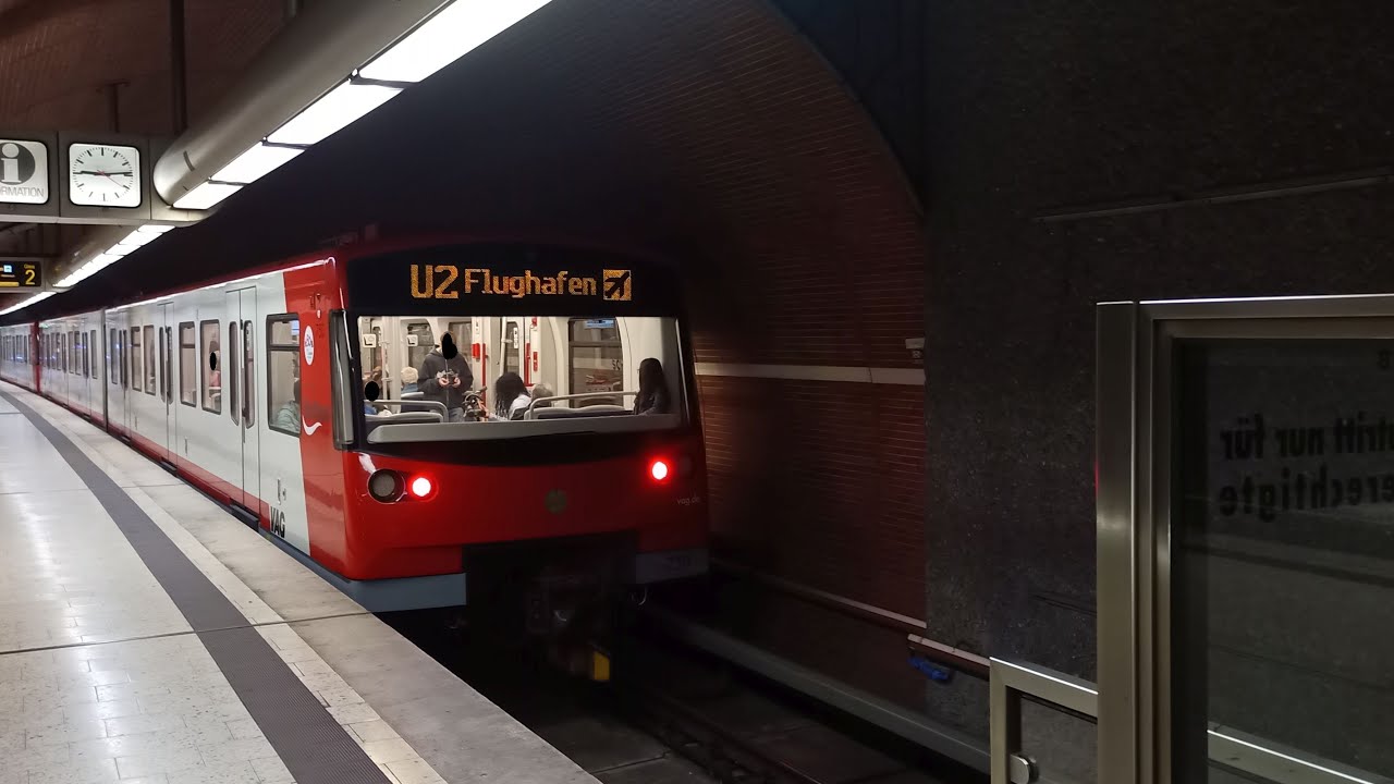 VAG Nürnberg - U2 Falschfahrt und falsche Ansage im DT3 am Plärrer