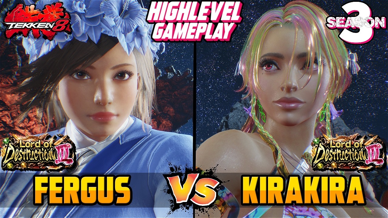 Tekken 8 &ndash; FERGUS (Asuka) vs KIRAKIRA (Miary Zo) &ndash; T8 (Season 3) High Level Gameplay