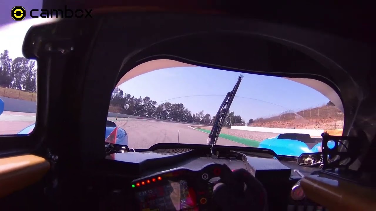 Vue embarquée T.Laurent à Barcelone European Le Mans Series