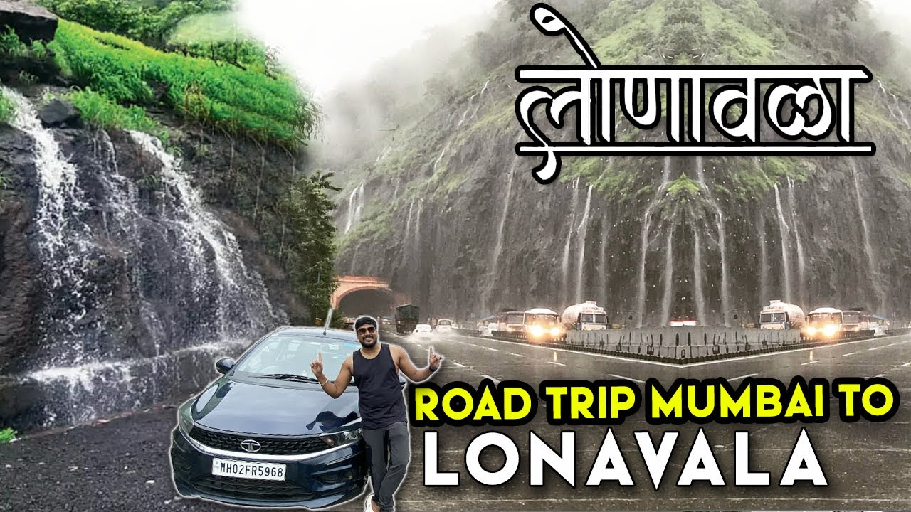 Lonavala Road Trip by Car | Mumbai Pune Expressway | Mumbai to Lonavala in Monsoon | LONAVALA Vlogs