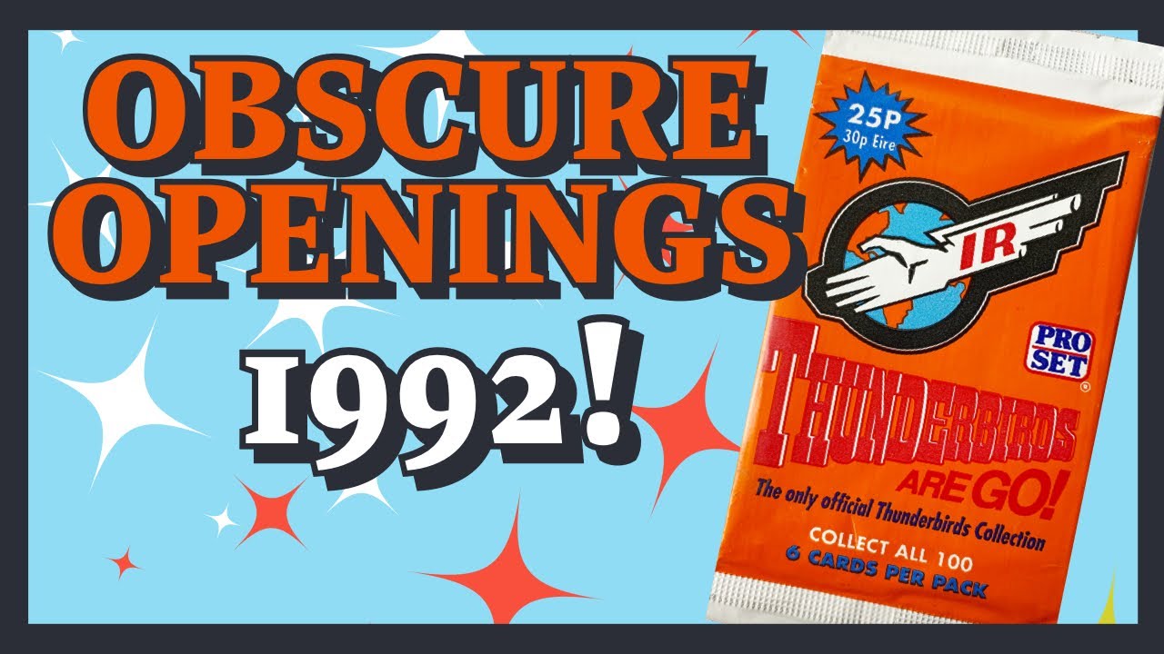 VINTAGE 1992 Thunderbirds Trading Cards | Obscure Openings | #shorts
