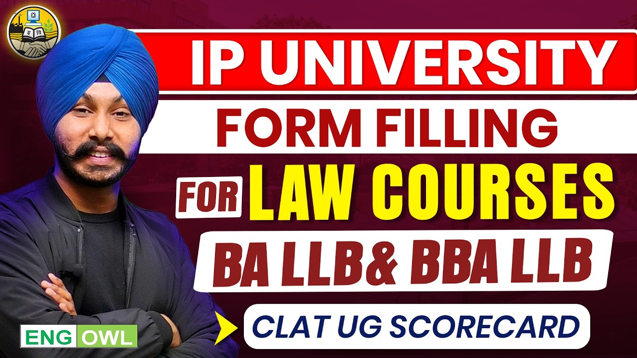 IP University Application form Filling for BA LLB and BBA LLB | IPU Law admission through CLAT UG