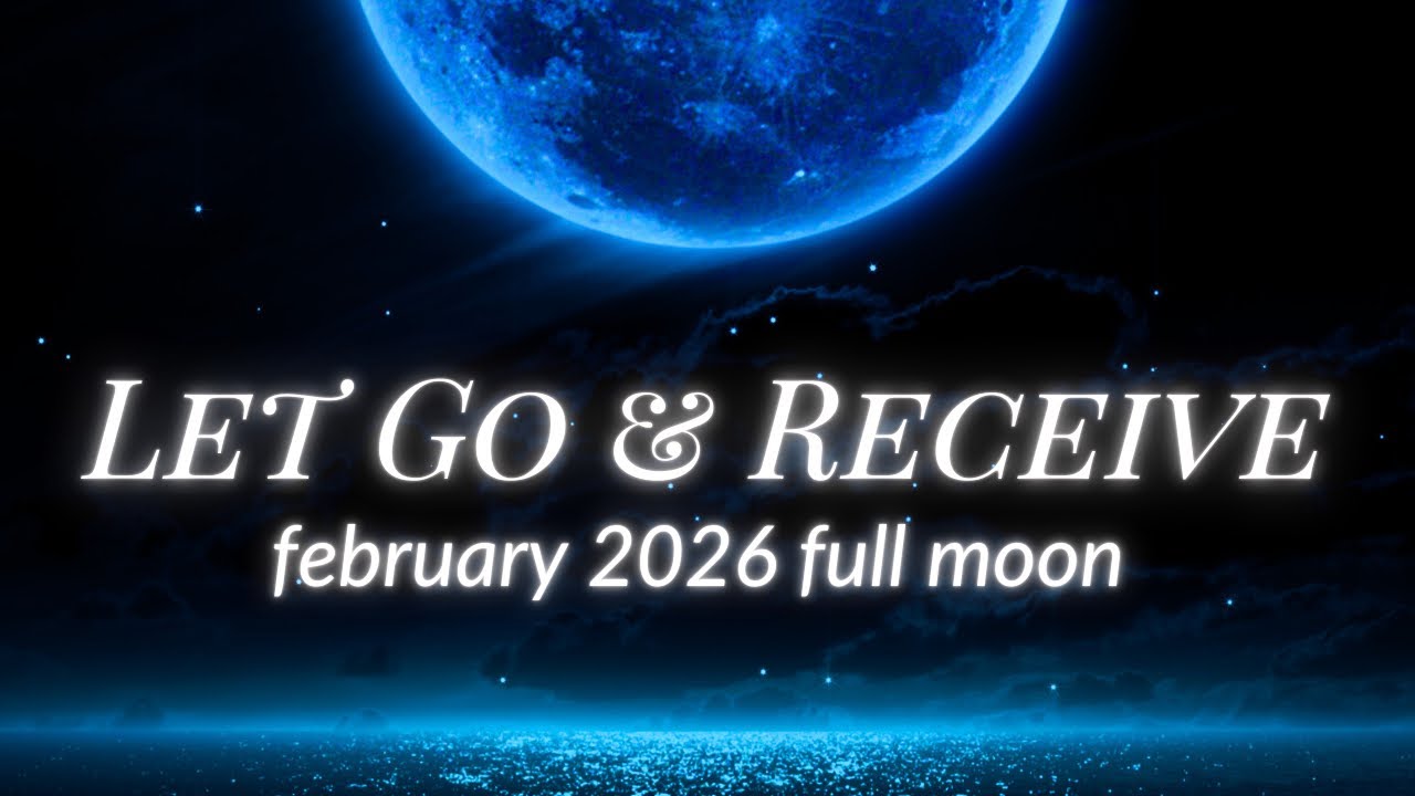Healing Journey to the Moon 🌕 Leo Full Moon Meditation | Let Go & Manifest with the Snow Moon