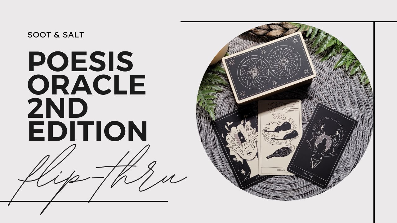 Poesis Oracle 2nd edition - flip thru and comparison