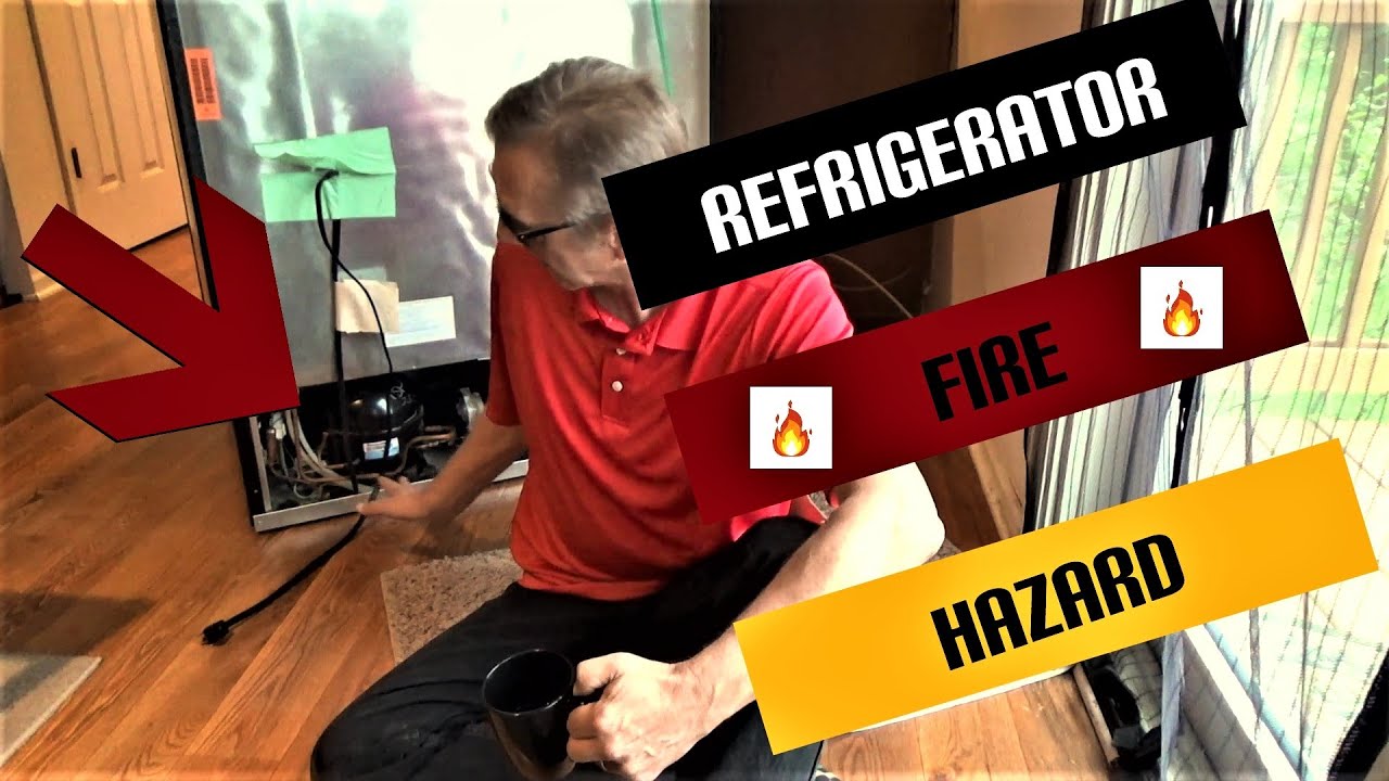 Refrigerator fire hazard