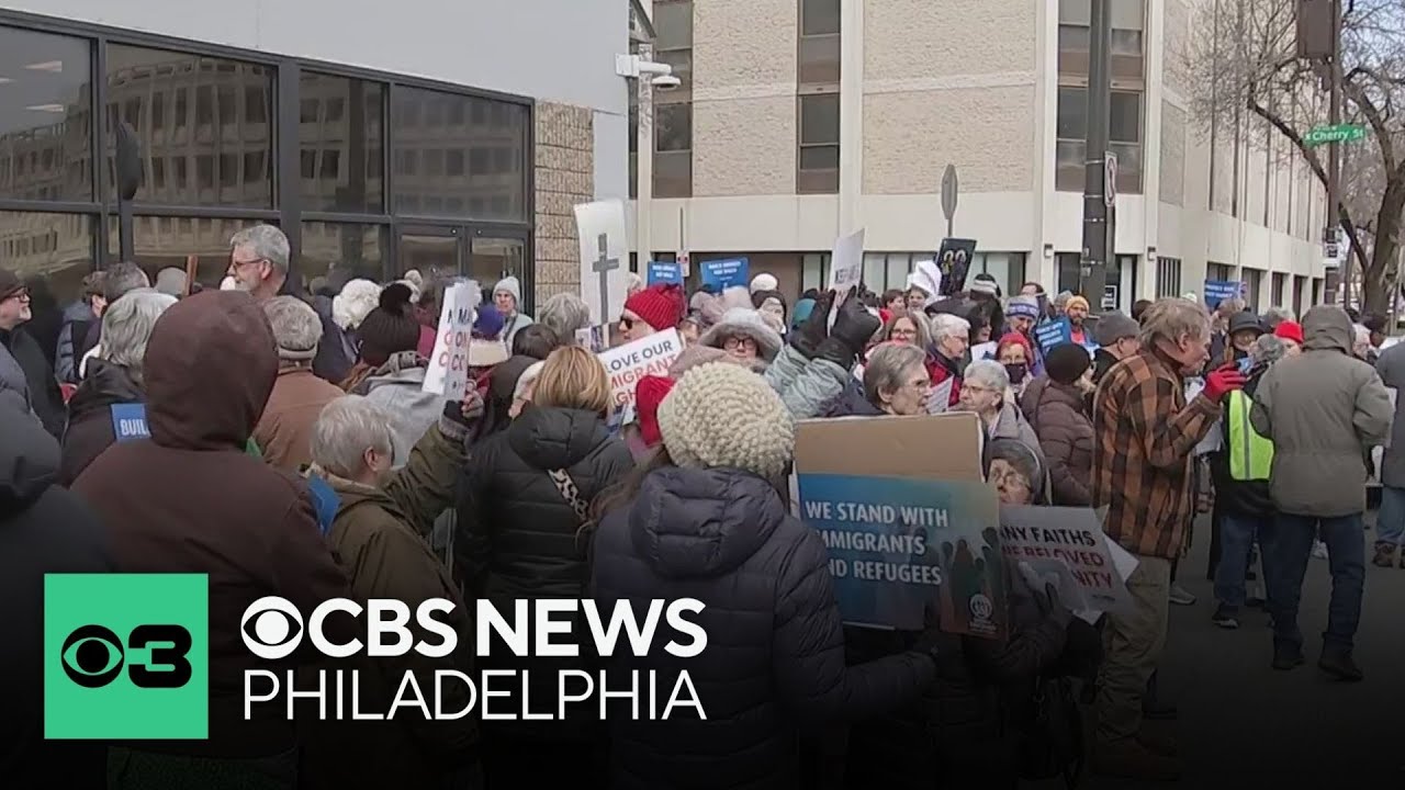 Dozens of nuns organize gathering outside ICE field office in Philadelphia