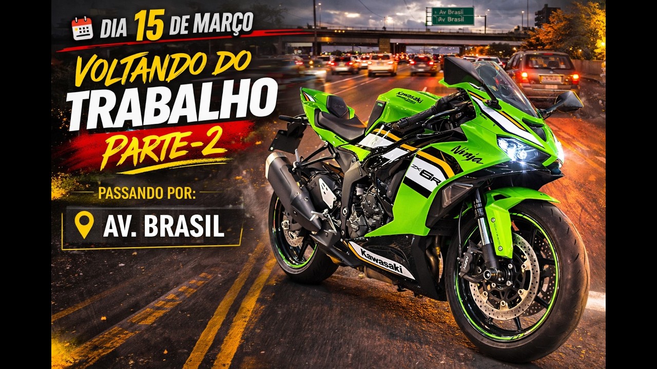 Dia 15 de Março   Voltando do trabalho  Trânsito louco! Parte 2