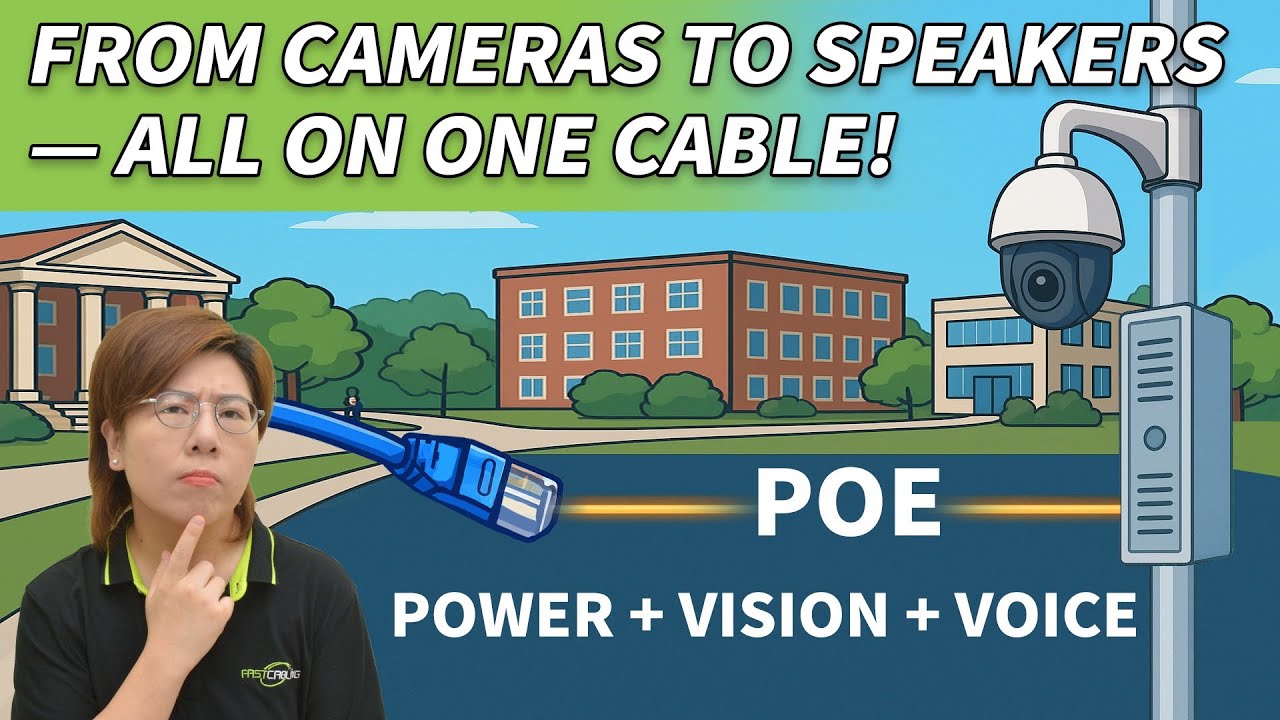 Tutorial PoE: Construya un sistema de cámara y audio IP para campus inteligentes