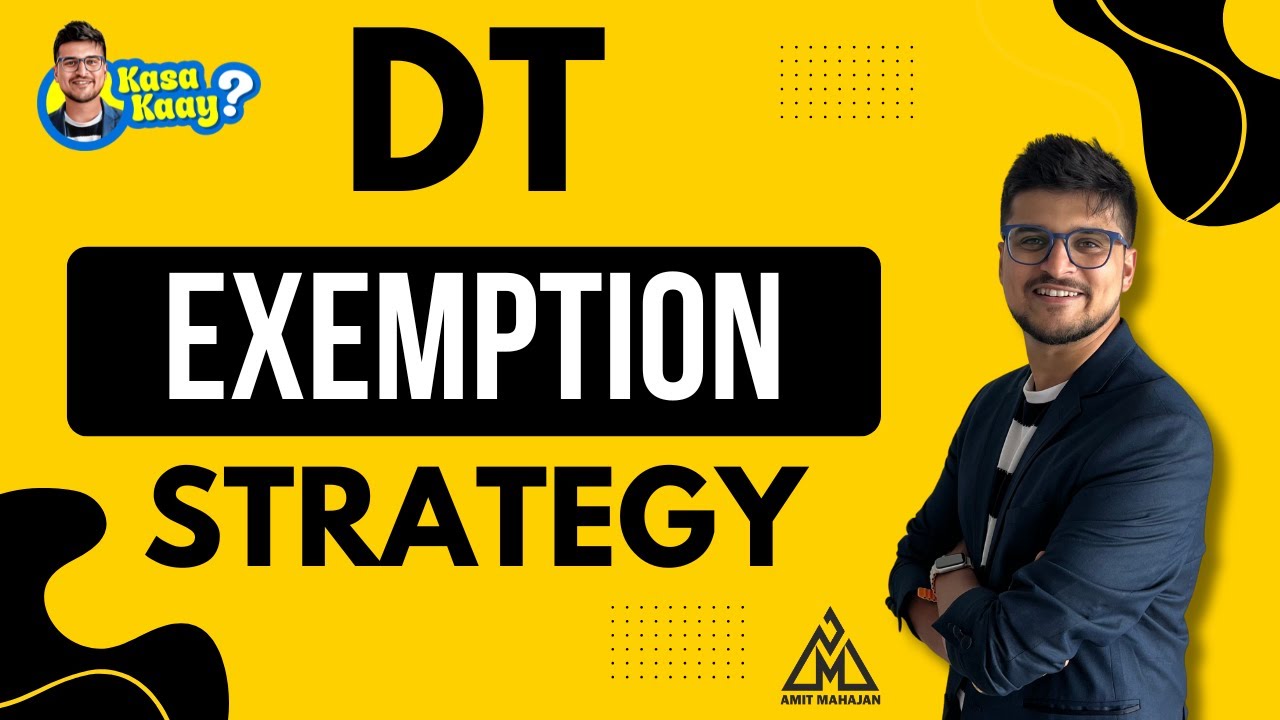 Direct Tax Exemption Strategy | Inter | CA Amit Mahajan