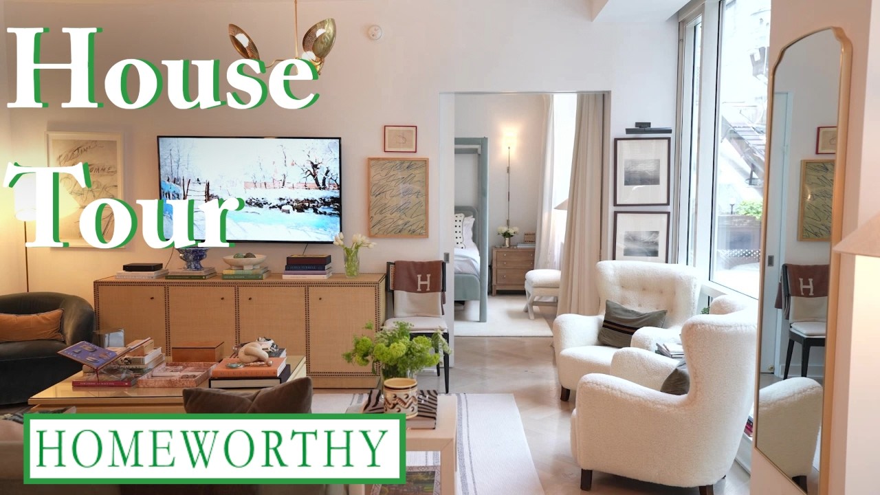 HOUSE TOUR | A Chic Two-Bedroom NYC Apartment | Design Tips for Apartment