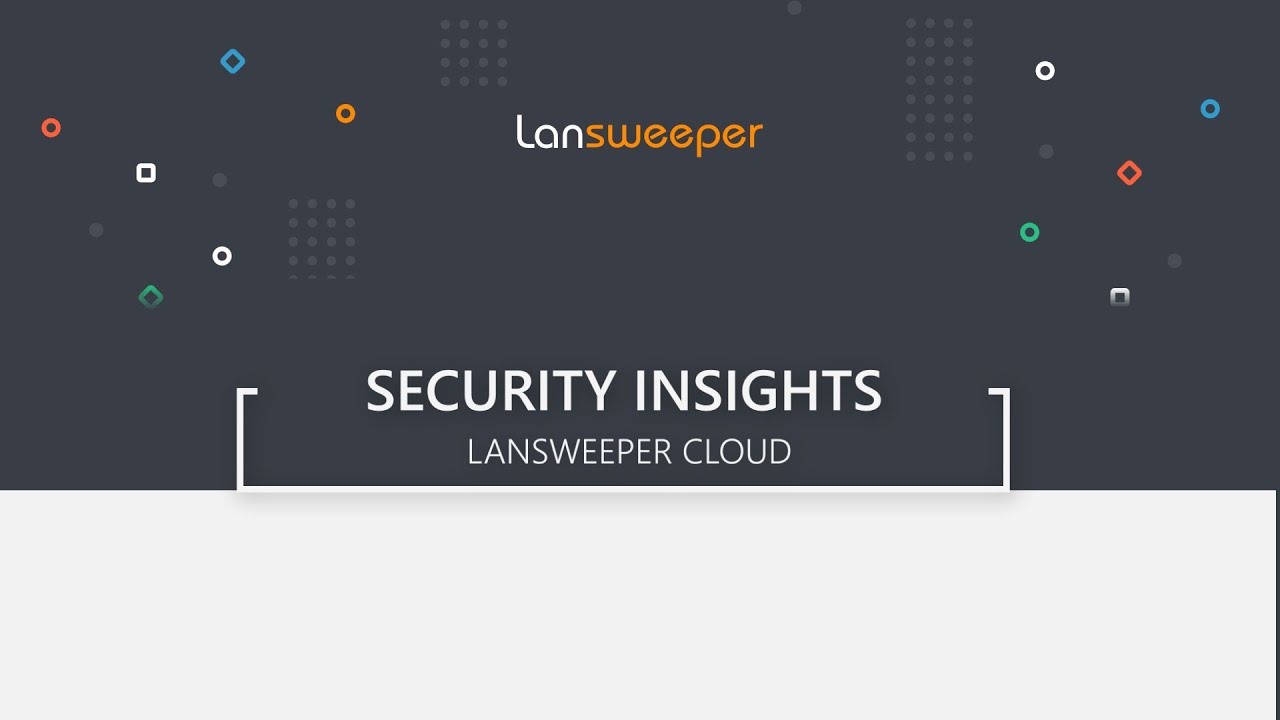 Security Insights in Lansweeper Cloud