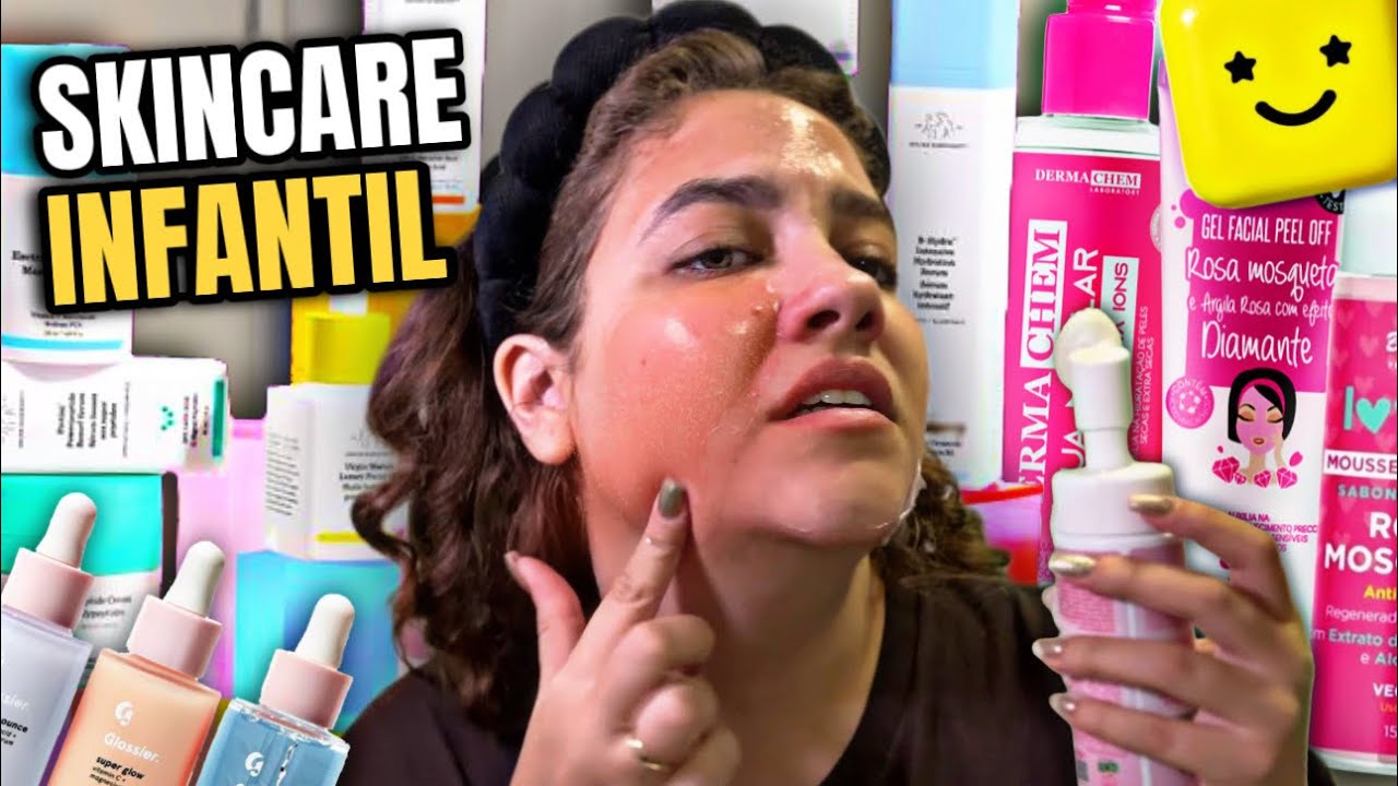 TESTEI PRODUTOS DE SKINCARE INFANTIL e ME ARREPENDI!