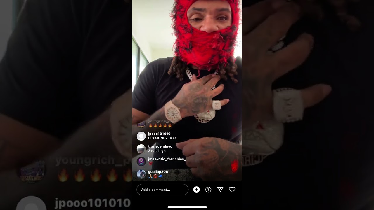 Money man teaching us how to make 100k quick on instagram live 📸