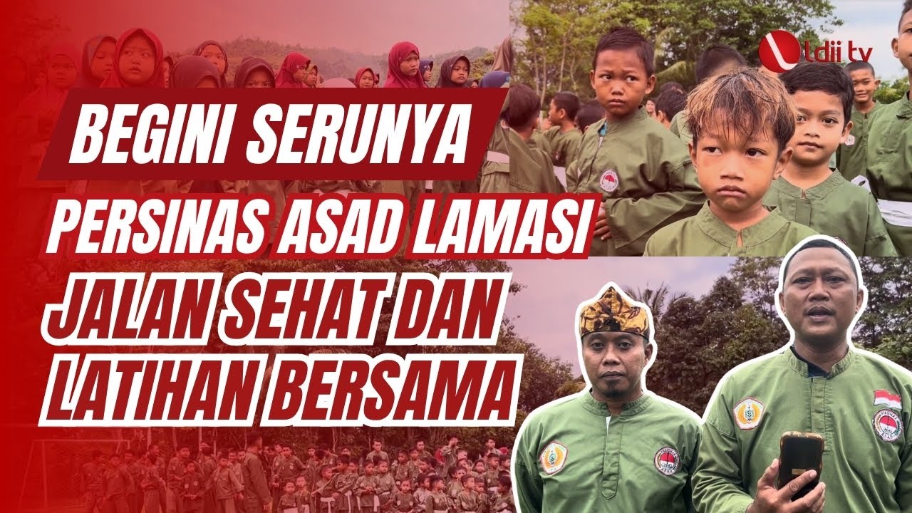 LDII TV: Persinas ASAD Lamasi Ajak Warga LDII Terapkan Hidup Sehat