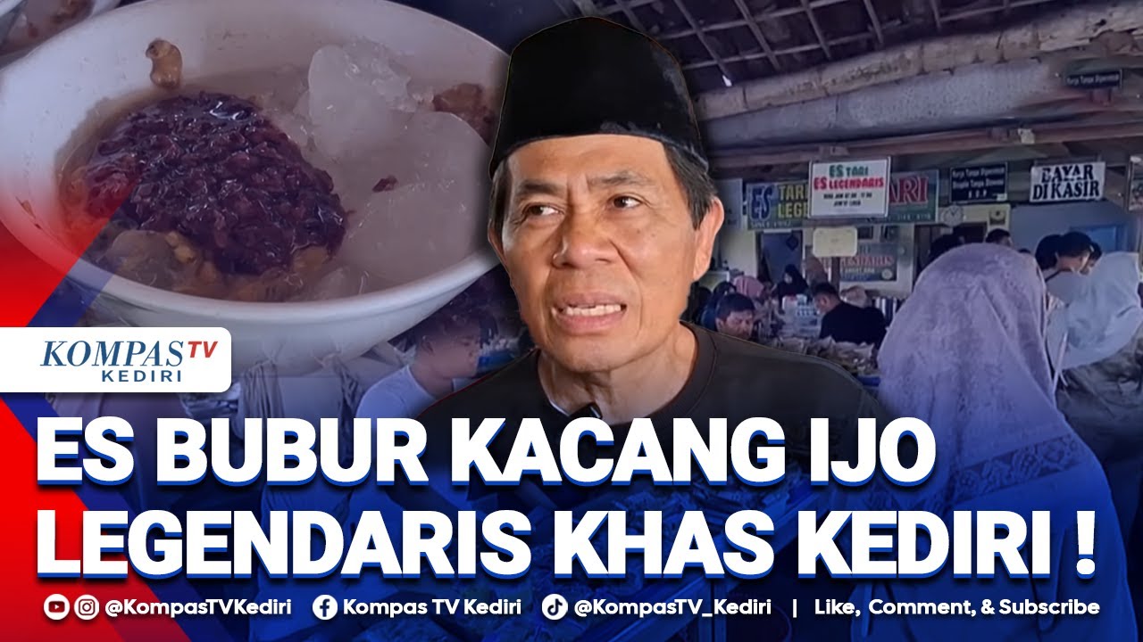 Es Tari Kuliner Ikonik di Kabupaten Kediri , Es Kacang Hijau Legendaris Sejak 1992