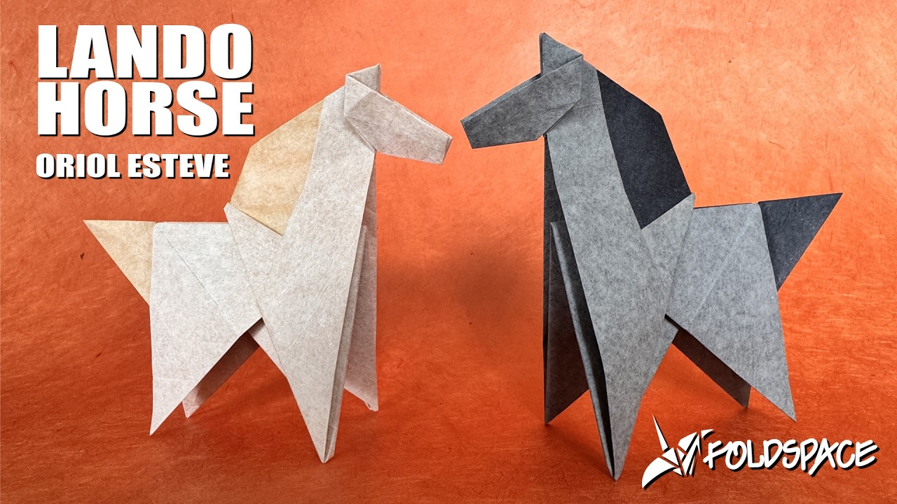 Lando Horse designed by Oriol Esteve - In-Depth Origami Tutorial
