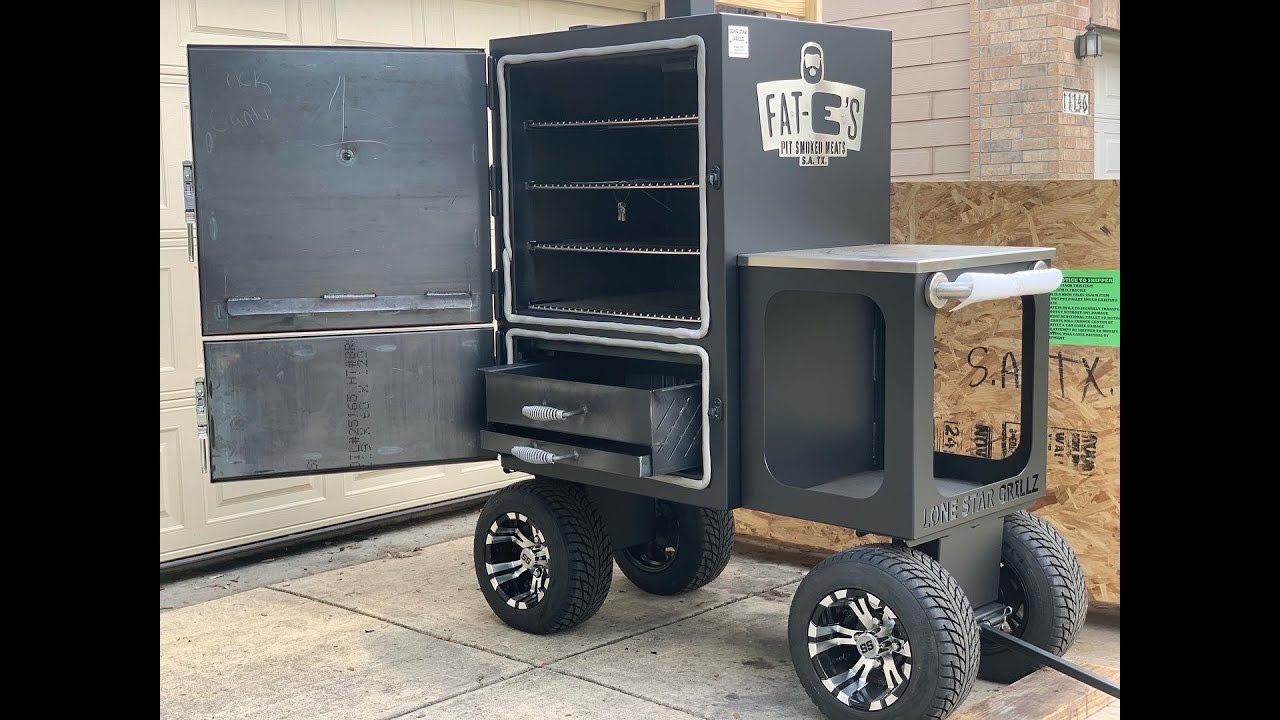 Fat E's BBQ New IVS Smoker Unboxing and Seasoning How Does it Compare to Offset Stick Burner?