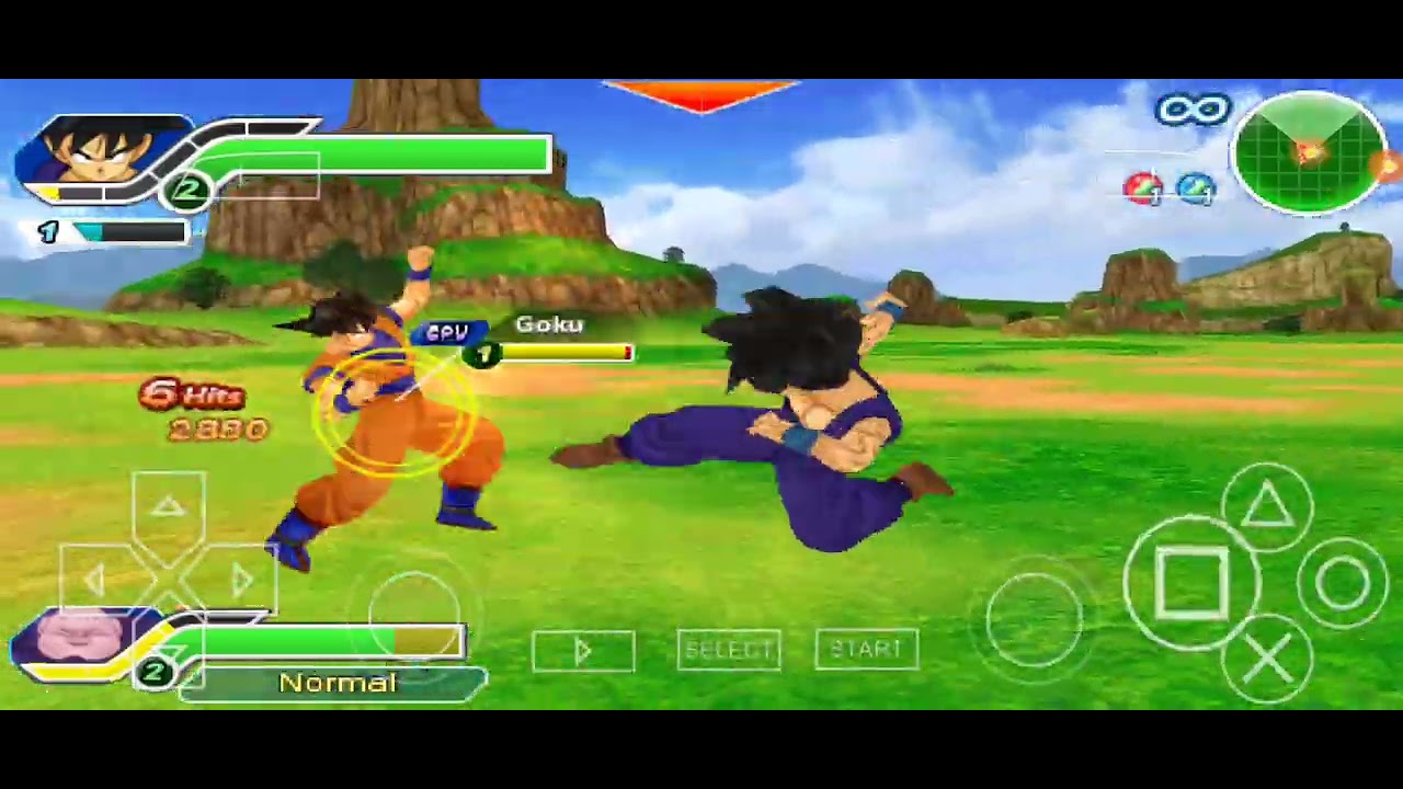 Dragon Ball Z Tenkai chi Tag Team! Goku vs Gohan