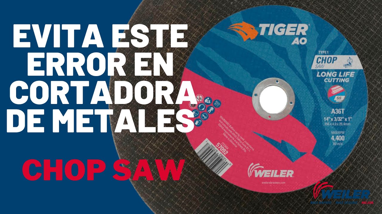 Grave ERROR EN USO DE DISCOS ABRASIVOS DE CORTE 14