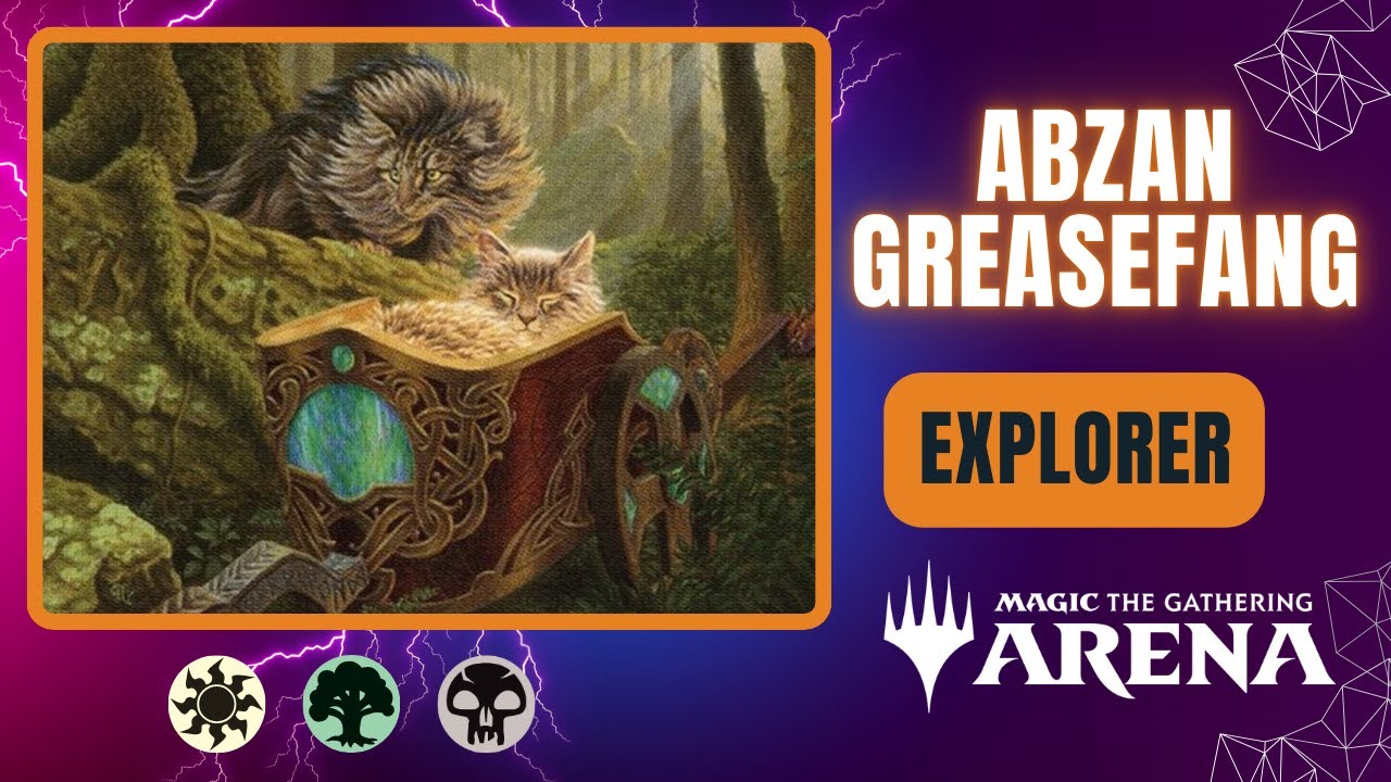 💀🌳🔆 Abzan Greasefang | Explorer / Pioneer | MTG Arena Gameplay | PIO | BO1