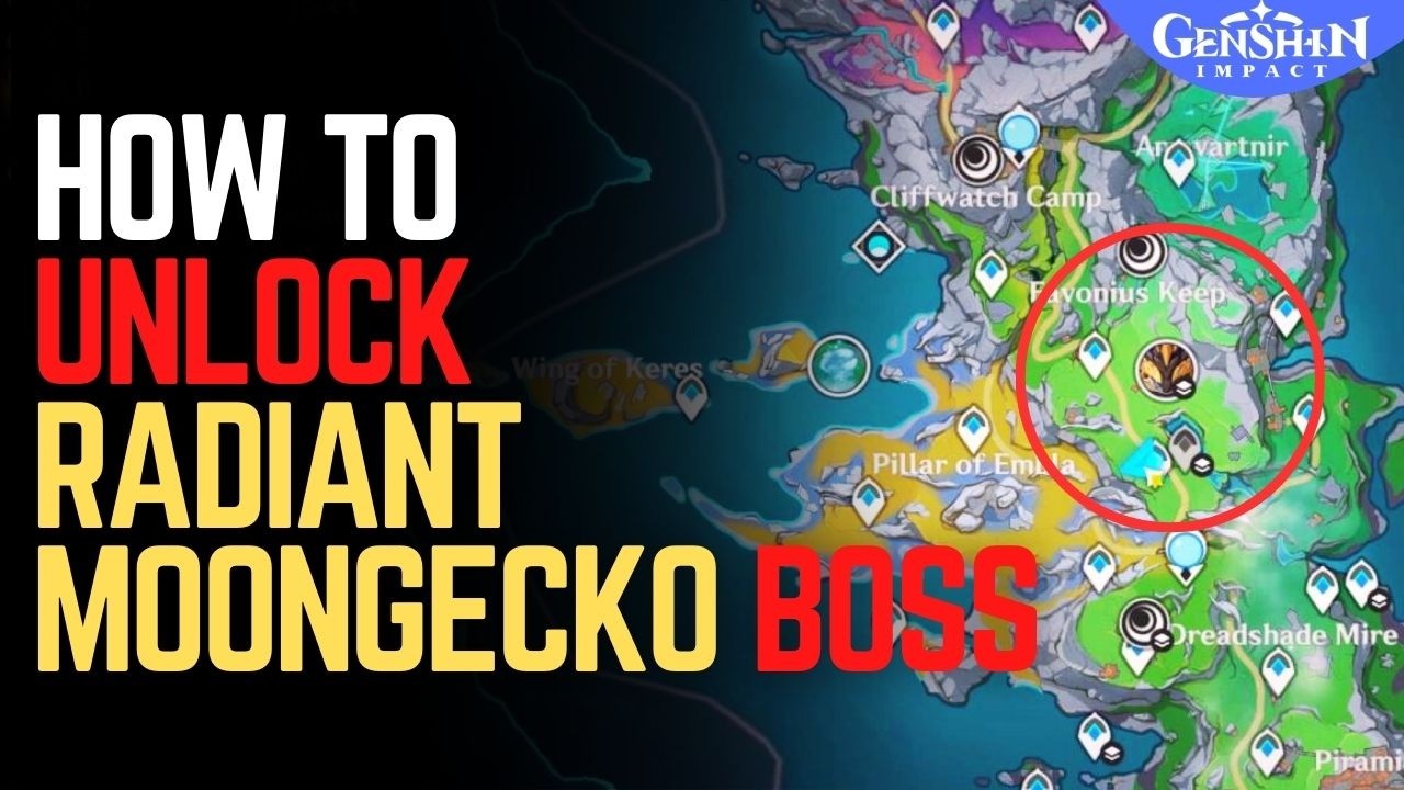 How to Unlock Radiant Moongecko BOSS Genshin Impact