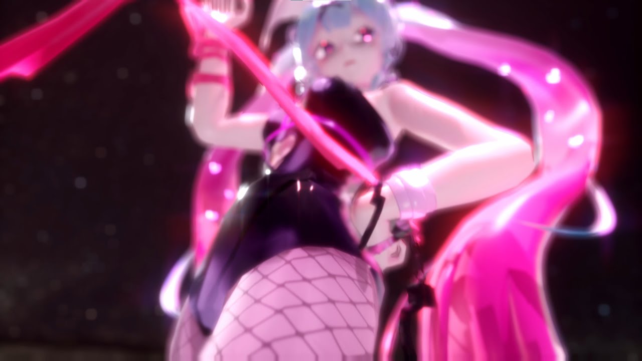 巨大ミクちゃんのラビットホール [MMD Giantess Growth]
