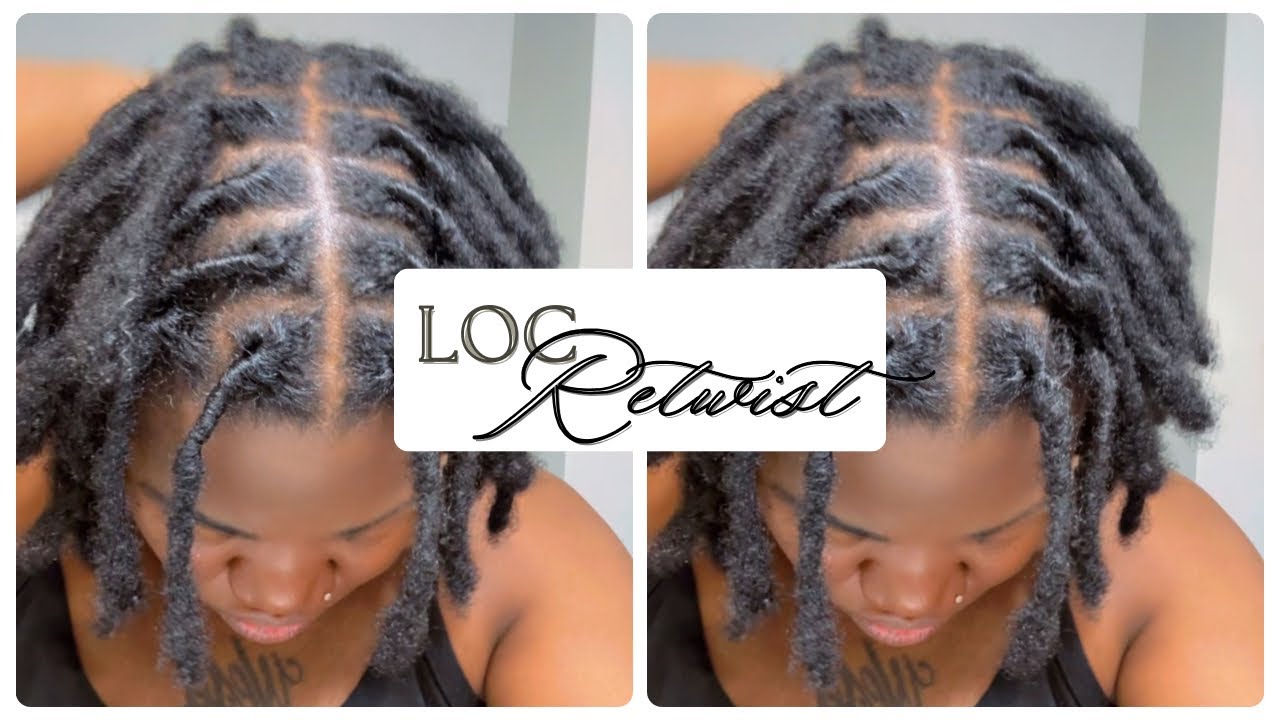 Retwisting My Locs: 🍃 4C Hair, Beginner Friendly, 1 Year Locs