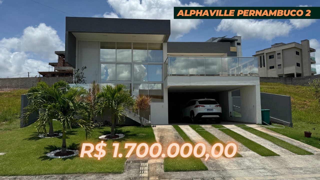 Casa com 189 m2 e Porteira Fechada no Alphaville Pernambuco 2