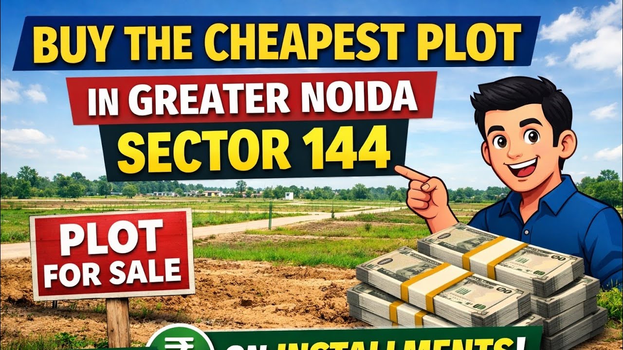 Buy Cheapest Plot in Greater Noida Sector 144 | Easy Installments | Low Price Plots Near Noida