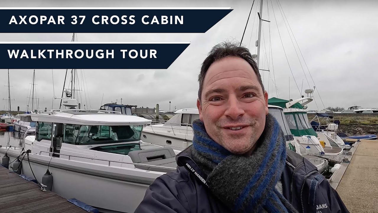 Axopar 37 Cross Cabin - Walkthrough Tour - A Fantastic Family boat with an excellent layout!