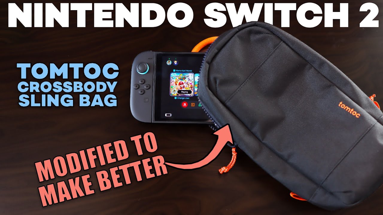 Nintendo Switch 2 TomToc Sling Crossbody Bag