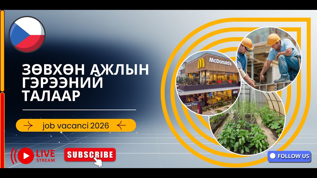 чехийн ажлын гэрээний тухай ...