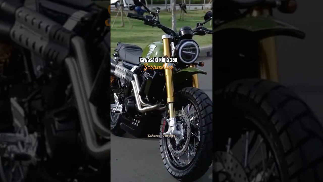 KAWASAKI NINJA 250 Custom Scrambler by Katros Garage 