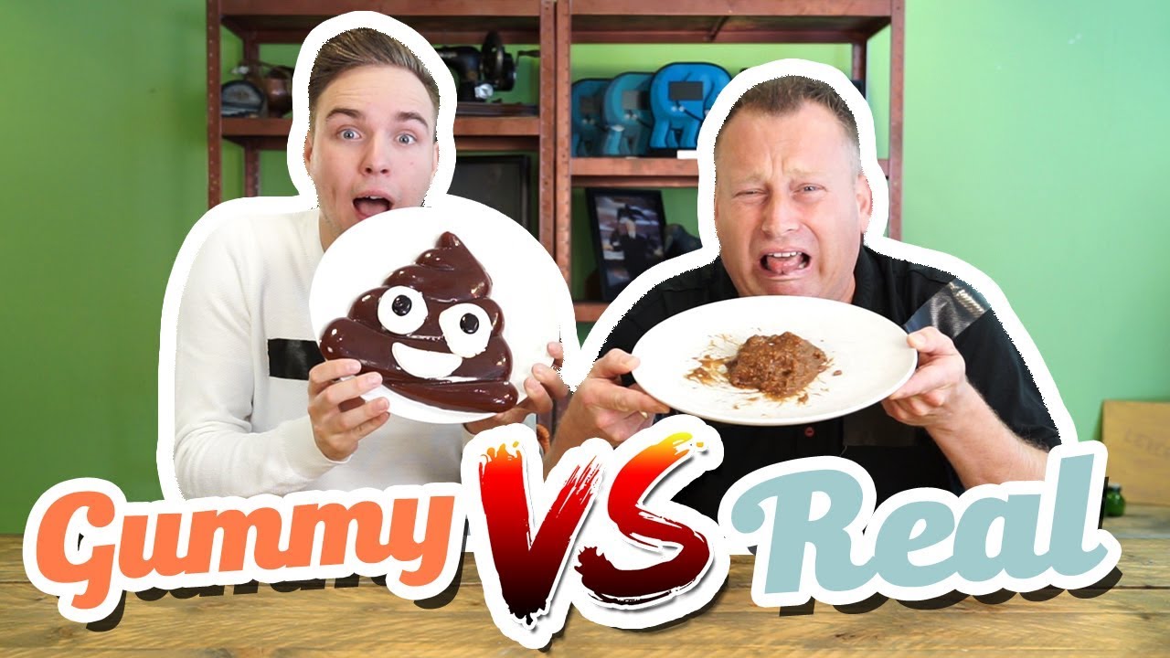 GUMMY FOOD VS REAL FOOD CHALLENGE