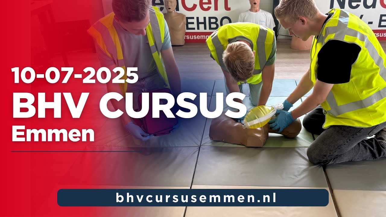 Aftermovie BHV cursus Emmen 10-07-2025 | NedCert Experts
