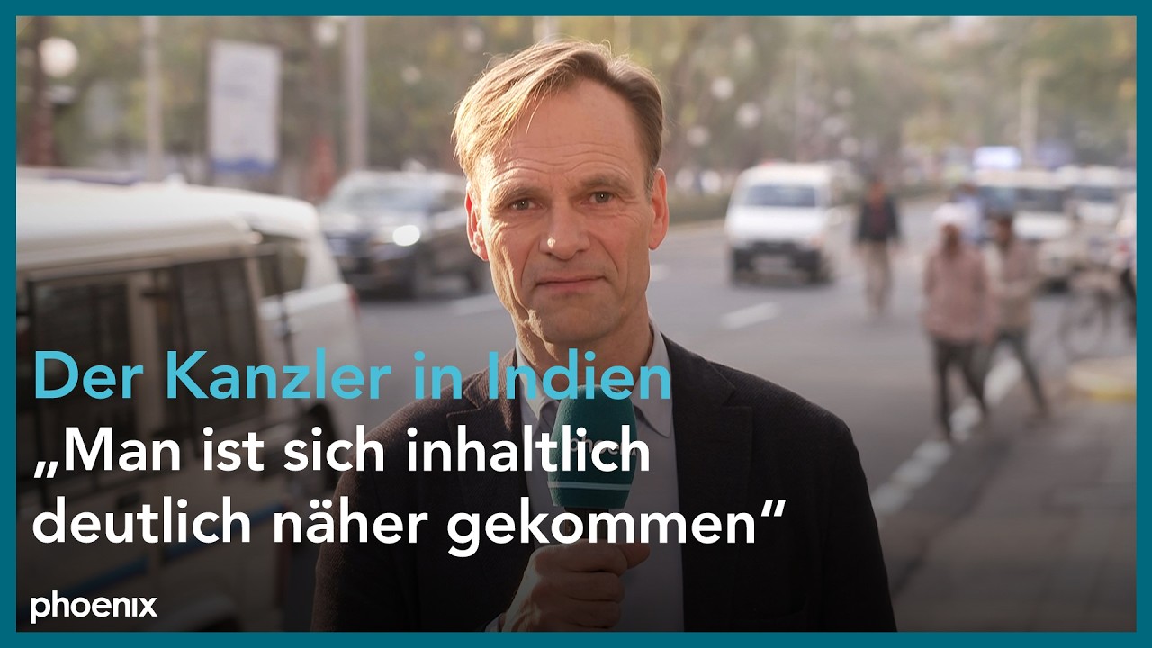 Wulf Schmiese aus Ahmedabad zur Indienreise des Bundeskanzlers am 12.01.26