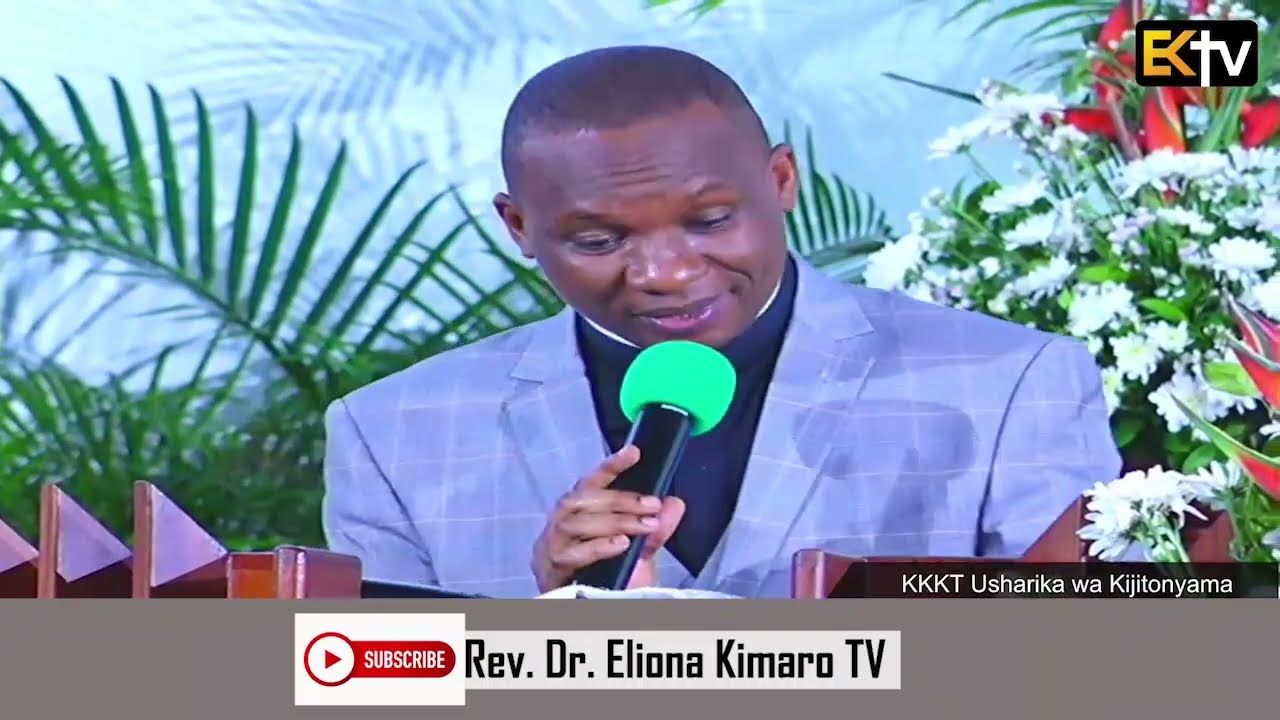 REV. DR. ELIONA KIMARO: AMSALITI MKEWE BAADA YA KWENDA KUSOMA MAREKANI