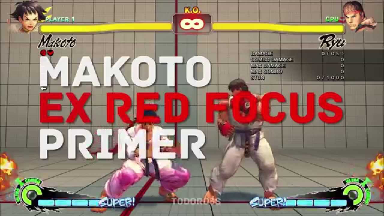 USF4 Makoto EX Red Focus Primer