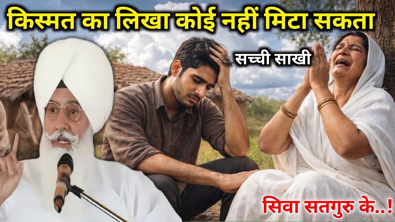 किस्मत का लिखा कोई नहीं मिटा सकता शिवा सतगुरु के सच्ची साखी || Radha Soami Sakhi