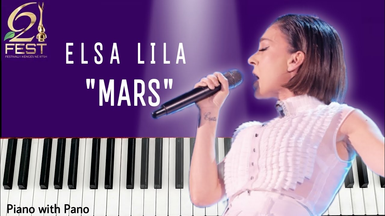 Elsa Lila - Mars | Festivali i Këngës | Piano Cover | Eurovision 2024 Albania 🇦🇱