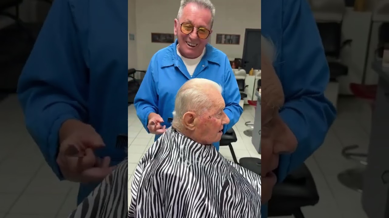 Nonno Faustino scherzo dal parrucchiere 🐊🔥😂🐊