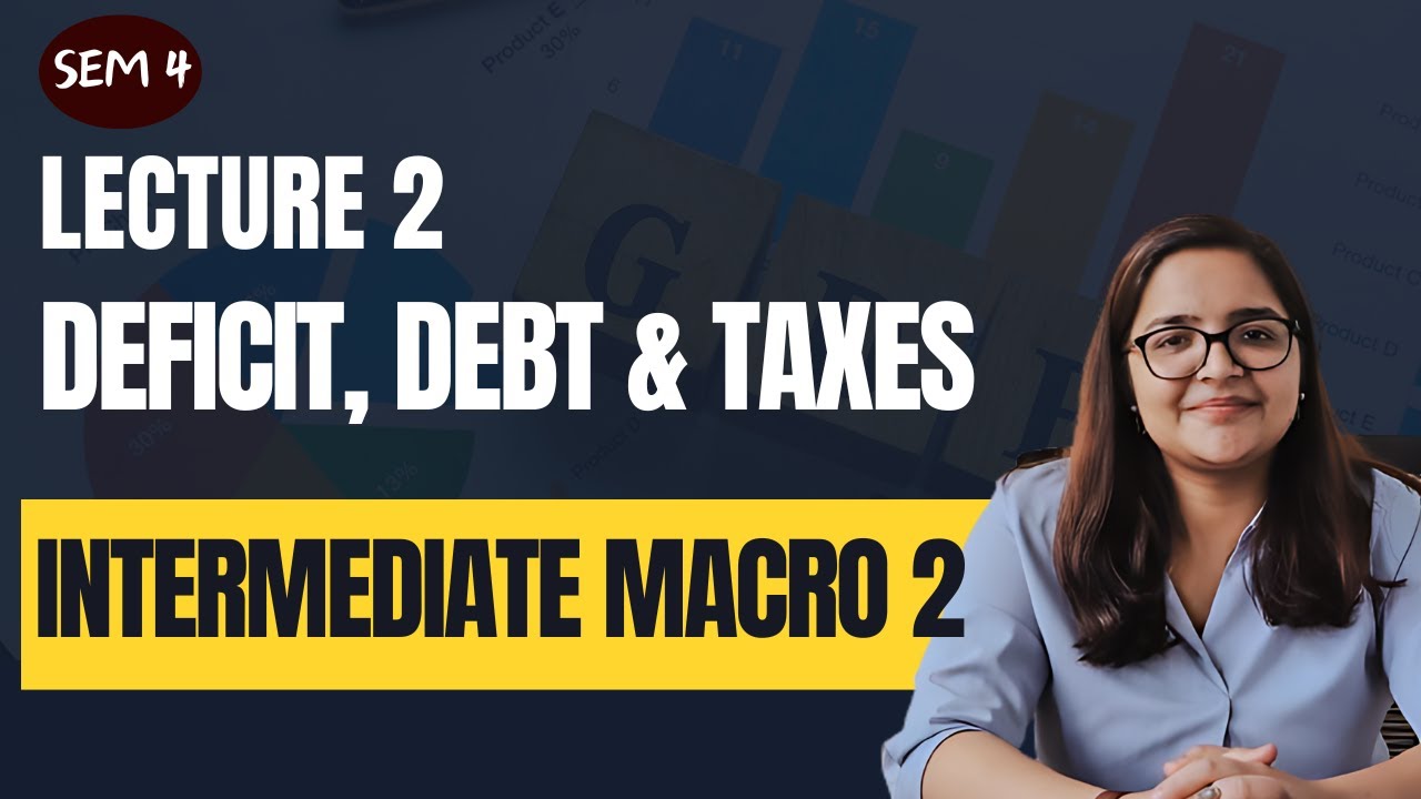 Sem 4 Lecture 2 | Deficit, Debt , Spending & Taxes | Intermediate Macroeconomics 2 | BA(H) Economics