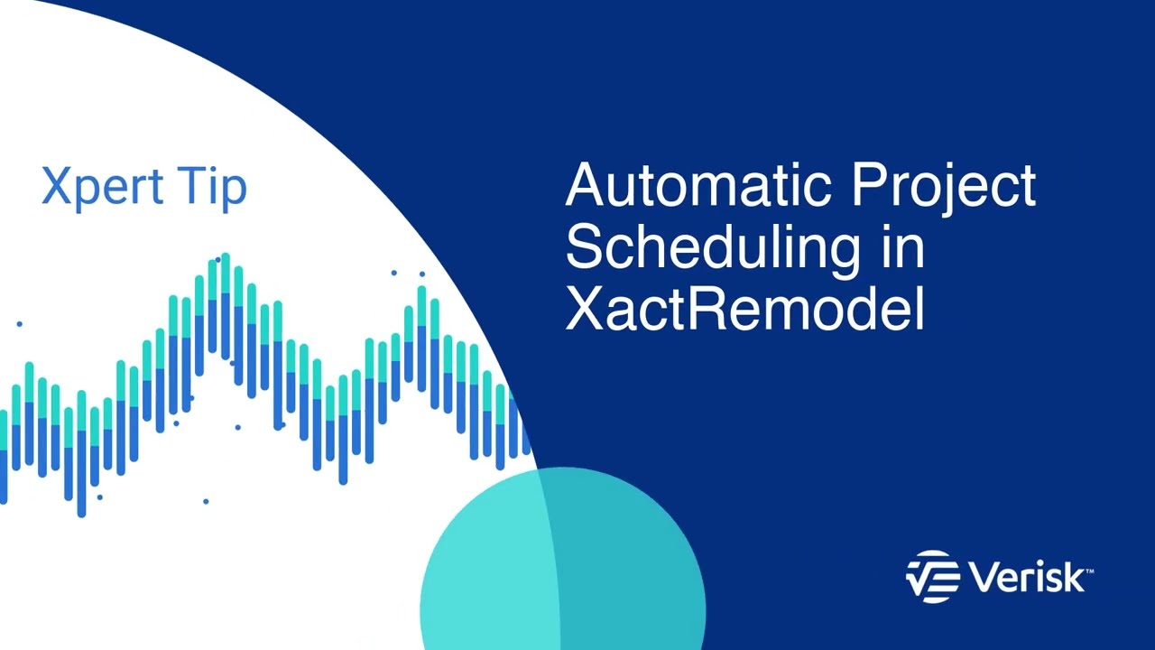 XactRemodel Xpert Tip: Automatic Project Scheduling in XactRemodel