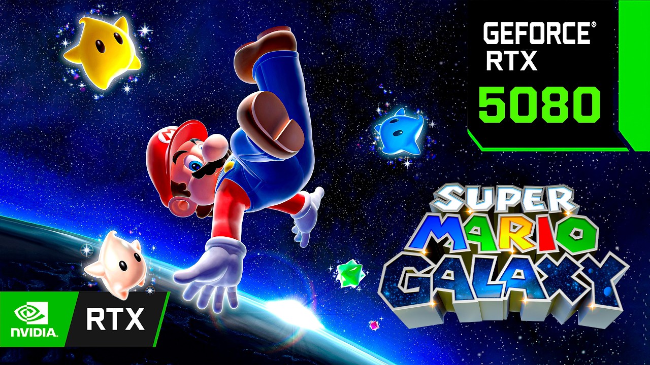 Super Mario Galaxy : RTX 5080 [4K 60FPS] - Full Game Walkthrough